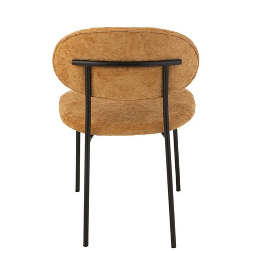 Chaise Design "anise" 82cm Ocre