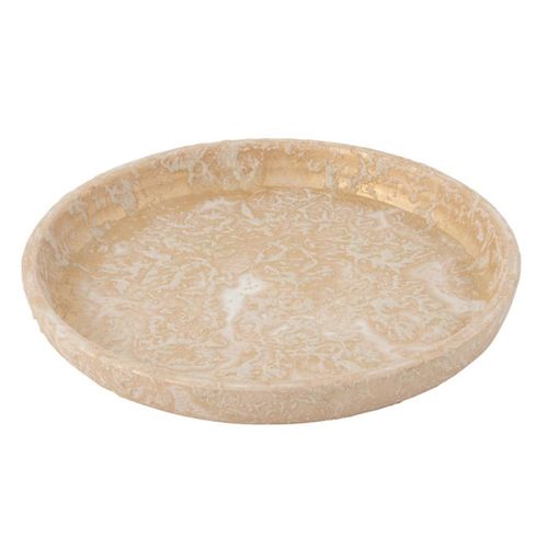 Plateau Déco En Terre Cuite "amphore" 40cm Rose