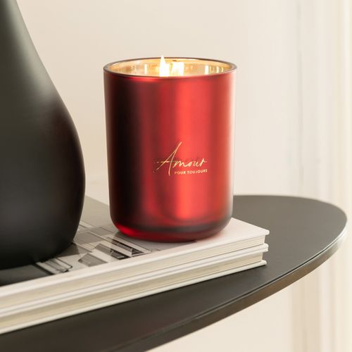 Bougie Parfumée "cloe" 14cm Mimosa et Rose