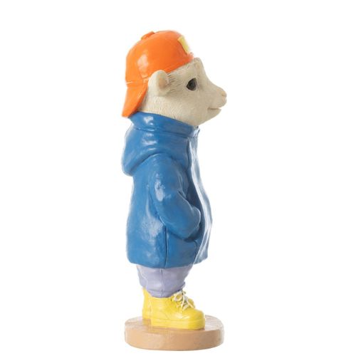 Statuette Mouton Déco "fashion" 27cm Multicolore