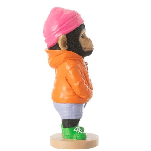 Statuette Singe Déco "fashion" 27cm Multicolore
