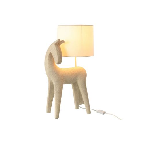 Lampe à Poser Cheval "morris" 56cm Beige