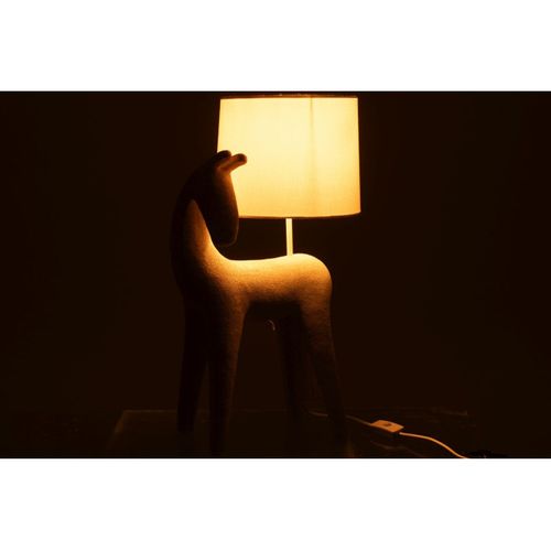 Lampe à Poser Cheval "morris" 56cm Beige