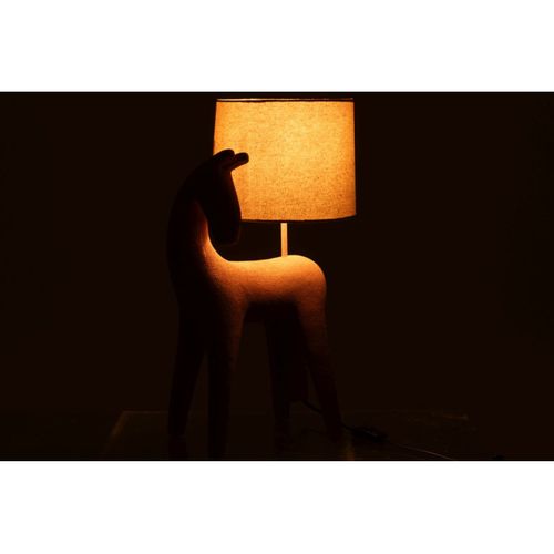 Lampe à Poser Cheval "morris" 56cm Terracotta