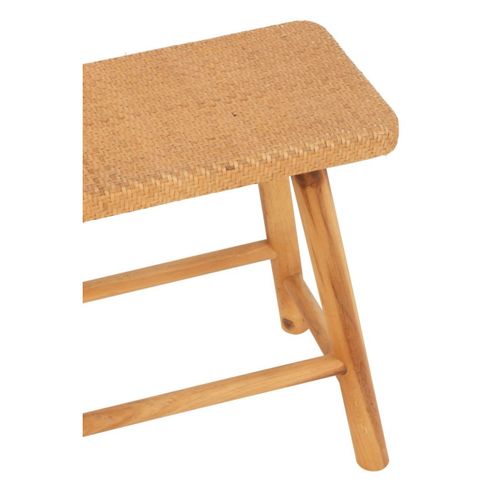 Tabouret Cannage En Rotin "malinda" 46cm Naturel