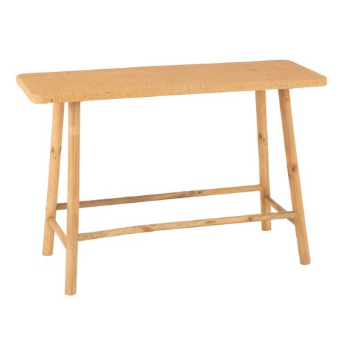 Console Cannage En Rotin "malinda" 120cm Naturel