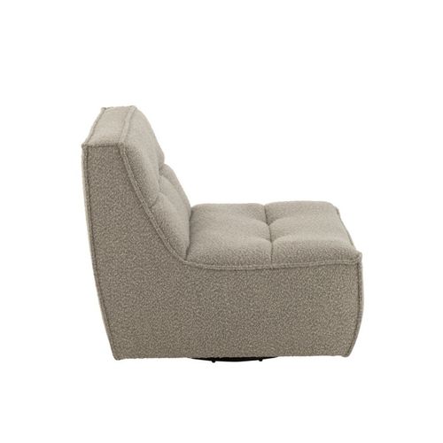 Fauteuil Pivotant "cosy" 97cm Taupe