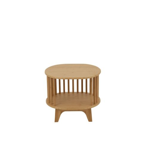 Table De Chevet En Bambou "live" 46cm Naturel