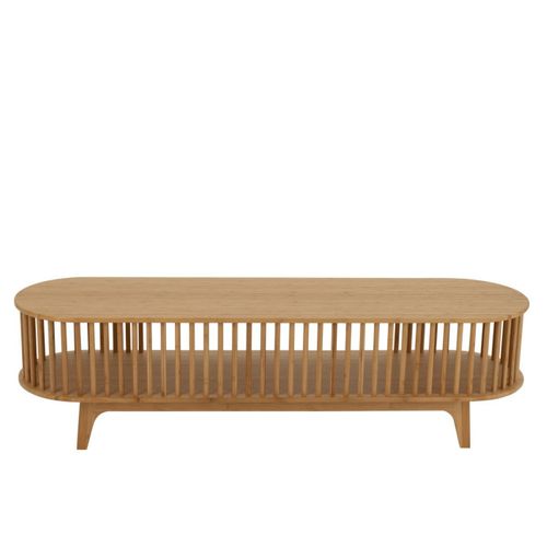 Meuble TV En Bambou "live" 150cm Naturel
