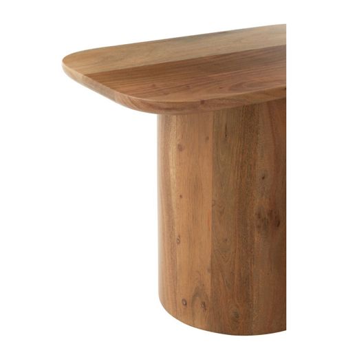 Ensemble De 2 Tables Basses En Bois D'acacia - 35x60x47 Cm - Naturel