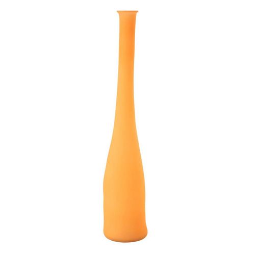 Vase Bouteille En Verre "neon" 100cm Orange