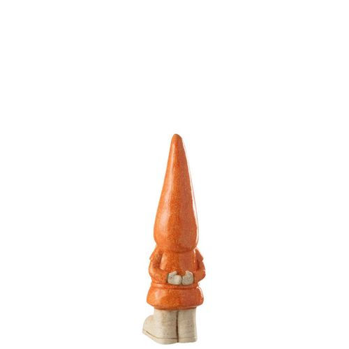 Statue Lutin Extérieur "pasquale" 61cm Orange