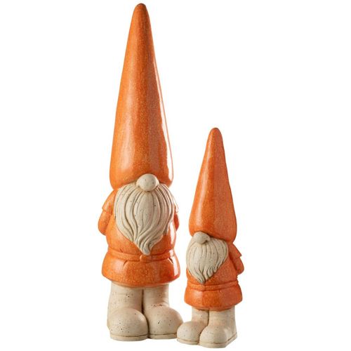 Statue Lutin Extérieur "pasquale" 96cm Orange