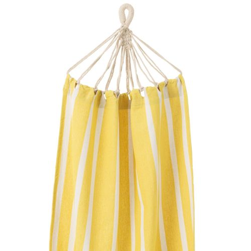Hamac En Tissu "rayures" 200cm Jaune