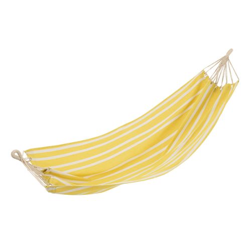 Hamac En Tissu "rayures" 200cm Jaune
