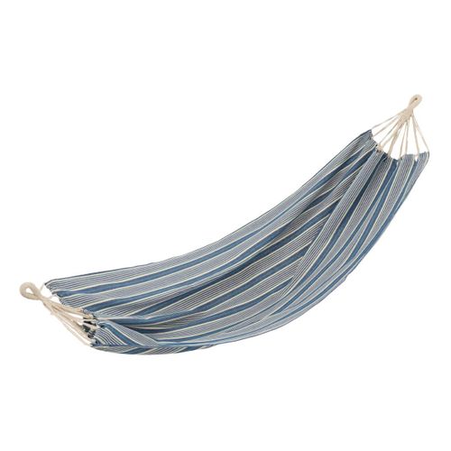 Hamac En Tissu "rayures" 200cm Bleu