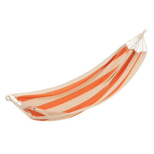 Hamac En Tissu "grandes Rayures" 200cm Orange