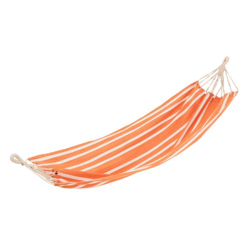 Hamac En Tissu "petites Rayures" 200cm Orange