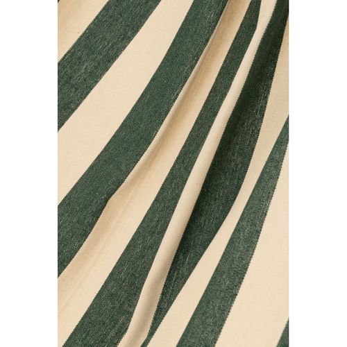 Hamac En Tissu "grandes Rayures" 200cm Vert Foncé