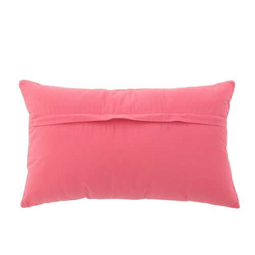 Coussin Déco En Coton "ciao Amore" 30x50cm Rose