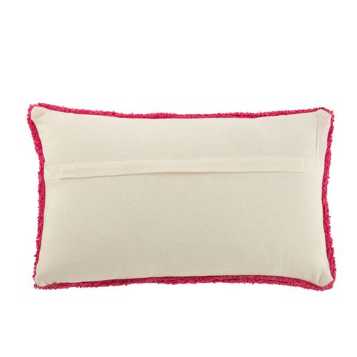 Coussin Déco Tufté Ciao "polly" 30x50cm Rose