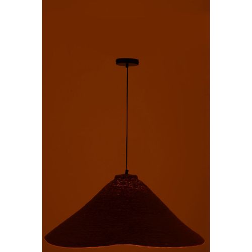 Lampe Suspension En Jonc De Mer "angelique" 82cm Rouille