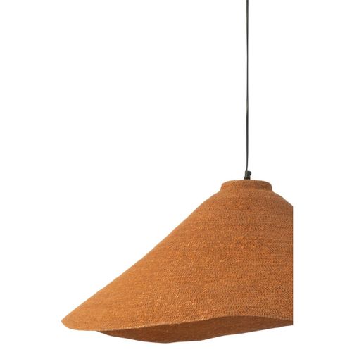 Lampe Suspension En Jonc De Mer "angelique" 82cm Rouille
