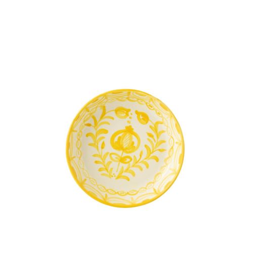 Coupelle Basse En Céramique "granada" 25cm Jaune