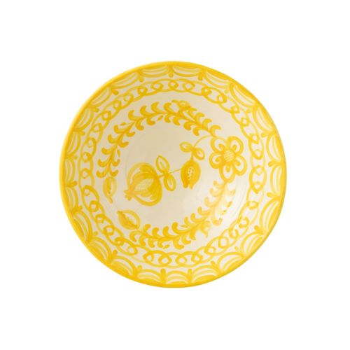 Saladier En Céramique "granada" 40cm Jaune