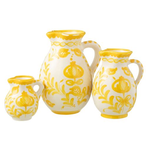 Pichet En Céramique "granada" 3,3l Jaune
