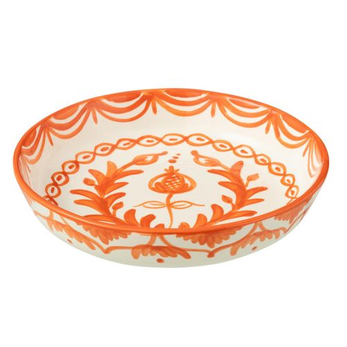 Coupelle Basse En Céramique "granada" 25cm Orange
