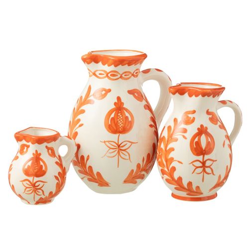 Pichet En Céramique "granada" 0,5l Orange