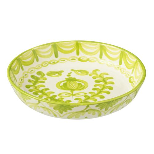 Coupelle Basse En Céramique "granada" 25cm Vert