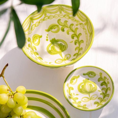 Coupelle En Céramique "granada" 22cm Vert