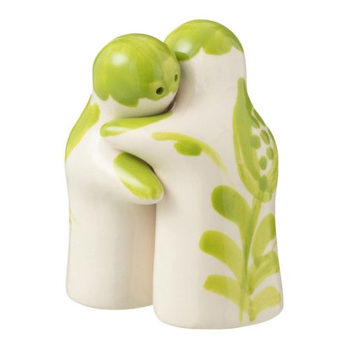 Salière et Poivrière En Céramique "granada" 8cm Vert