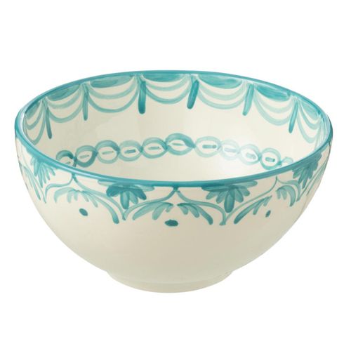 Saladier En Céramique "granada" 28cm Bleu Aqua