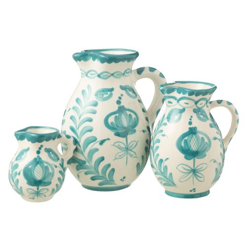Pichet En Céramique "granada" 0,5l Bleu Aqua