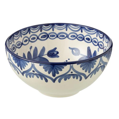 Saladier En Céramique "granada" 28cm Bleu Cobalt