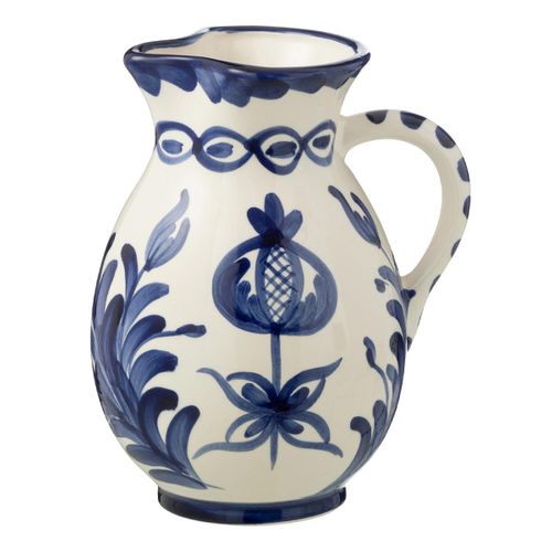 Pichet En Céramique "granada" 1,6l Bleu Cobalt