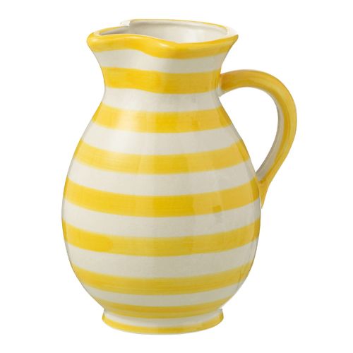 Pichet En Céramique "granada Rayure" 1,6l Jaune