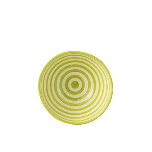 Saladier En Céramique "granada Rayure" 28cm Vert