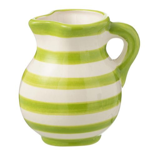 Pichet En Céramique "granada Rayure" 0,5l Vert