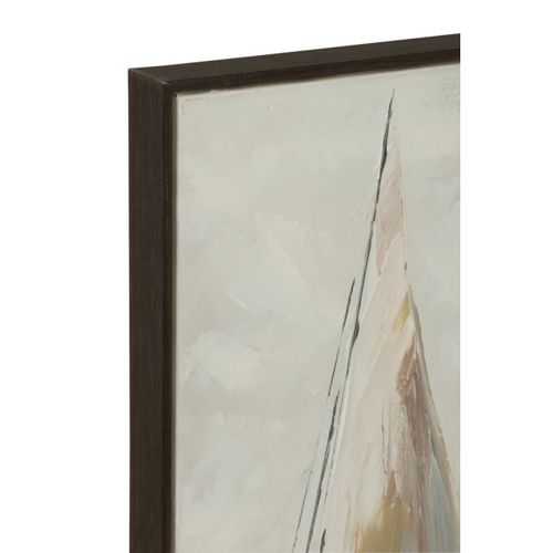 Lot De 3 Tableaux Peinture "hog" 72x72cm Multicolore