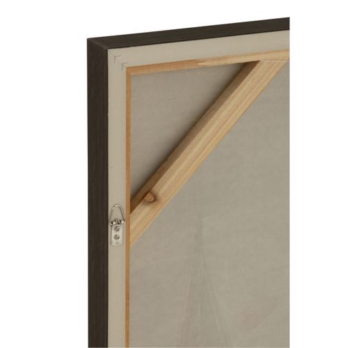 Lot De 3 Tableaux Peinture "hog" 72x72cm Multicolore