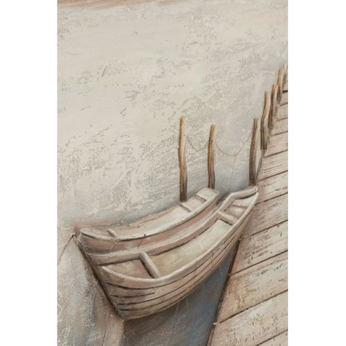 Toile Peinture Déco "mog" 80x120cm Multicolore