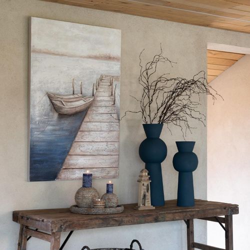 Toile Peinture Déco "mog" 80x120cm Multicolore