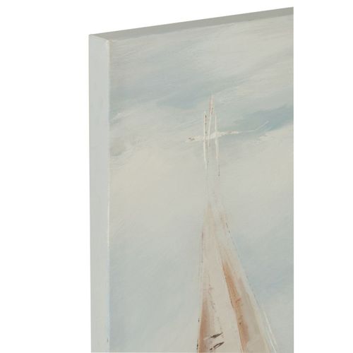 Lot De 3 Toiles Peinture "vog" 40x120cm Multicolore