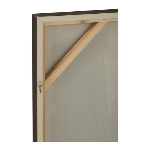 Tableau Peinture Déco "pog" 82x122cm Noir et Marron