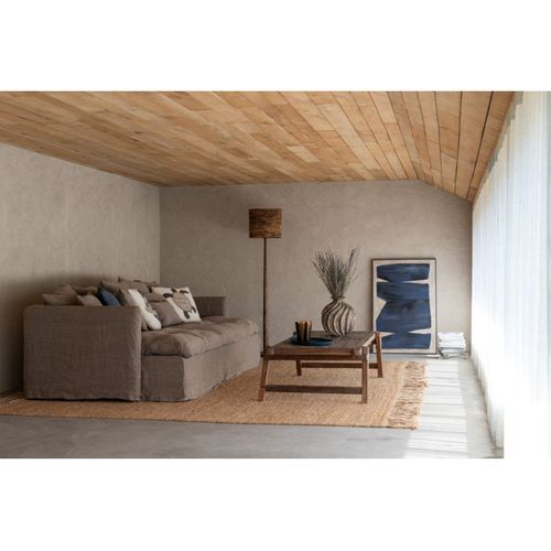 Tableau Peinture Déco "pog" 82x122cm Noir et Marron