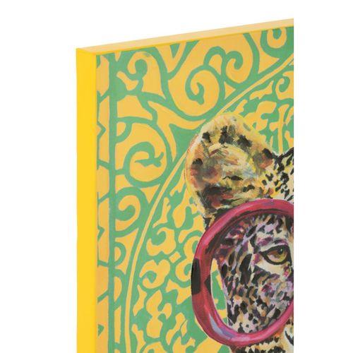 Toile Déco Tigre "popart" 75x100cm Multicolore